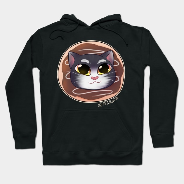 Guppy Cat Donut Hoodie by MitsuDai